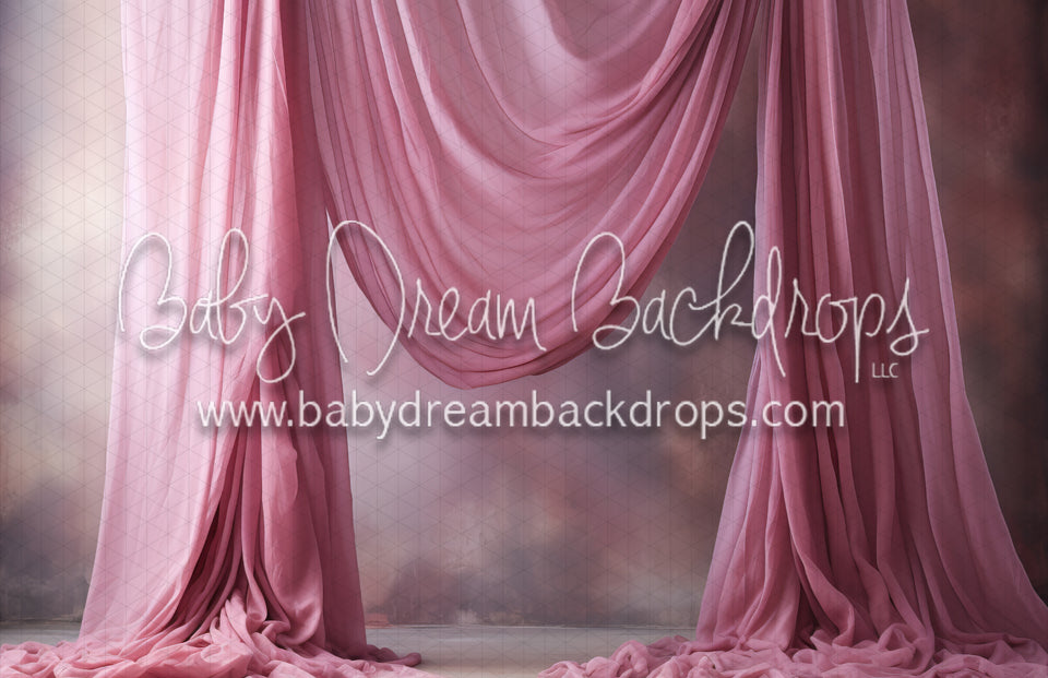 Art Drapes Carnation Pink Left (MD)