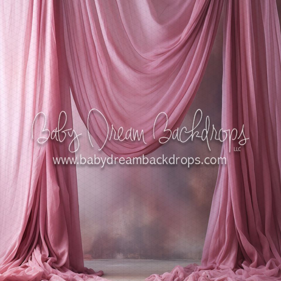 Art Drapes Carnation Pink Left (MD)