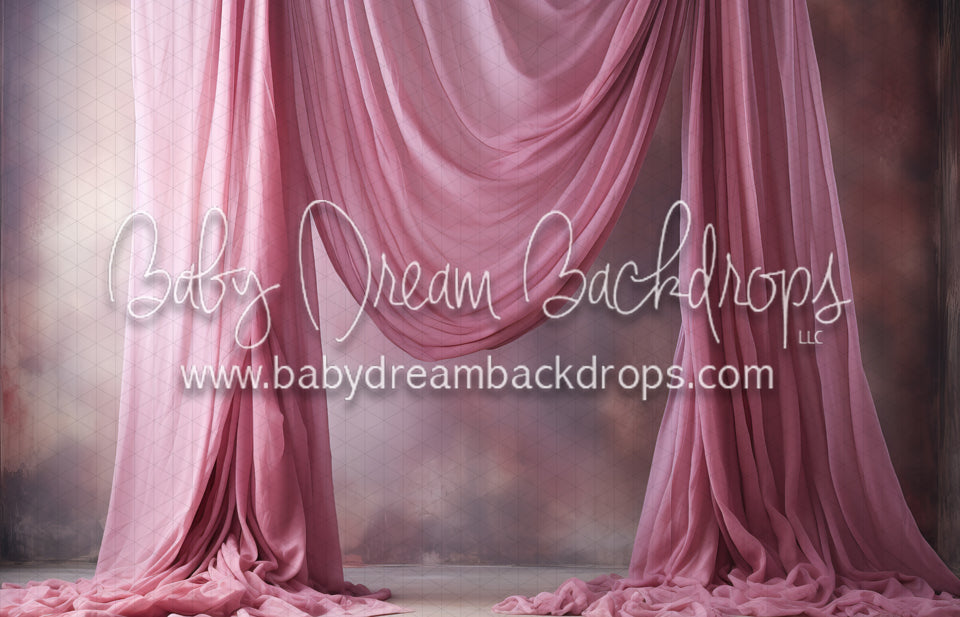 Art Drapes Carnation Pink Left (MD)