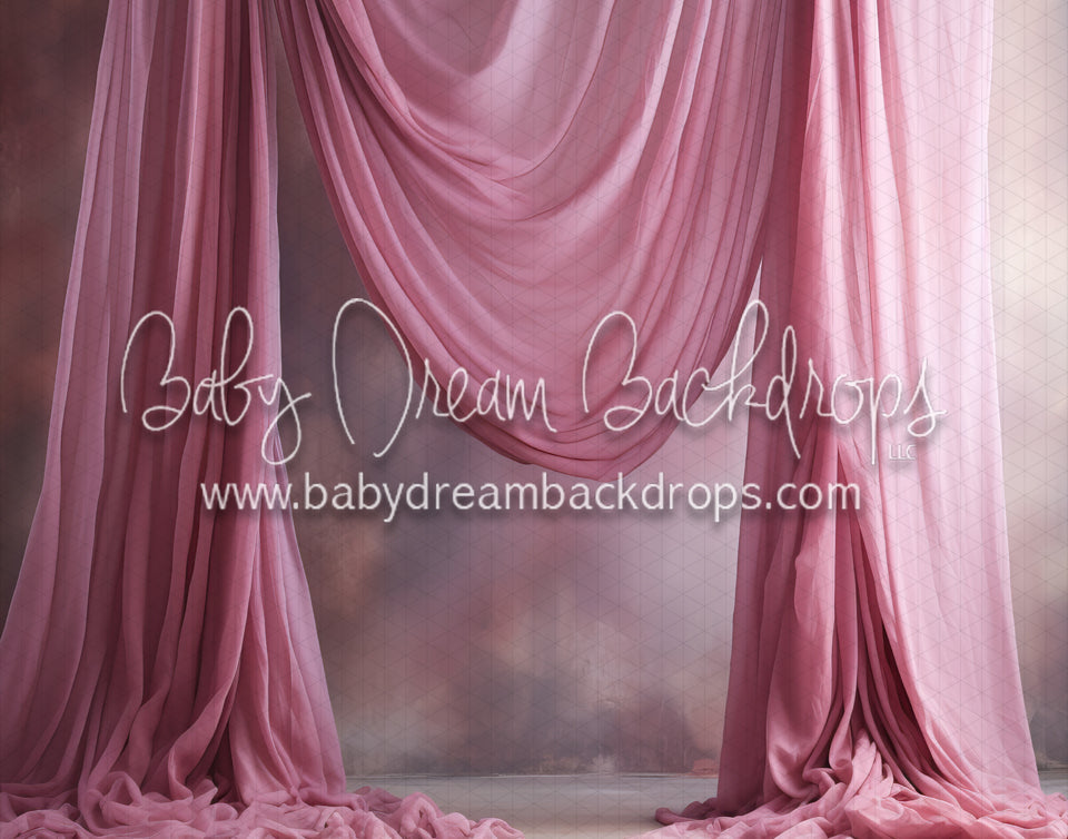 Art Drapes Carnation Pink Right (MD)