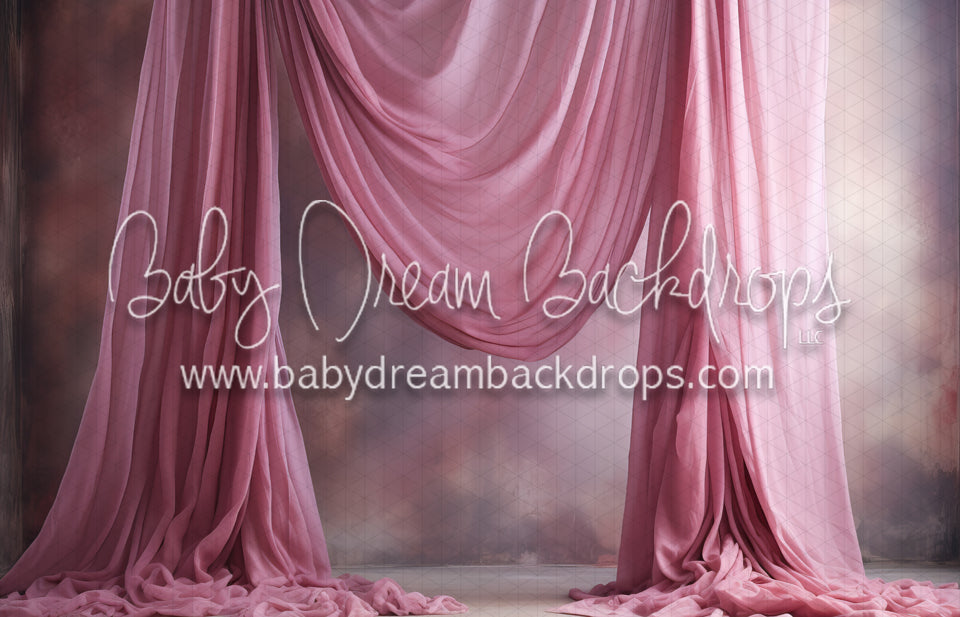 Art Drapes Carnation Pink Right (MD)