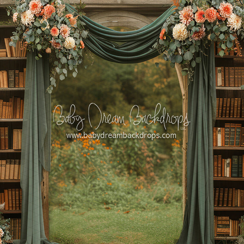 Books and Bouquet Arch (JA)