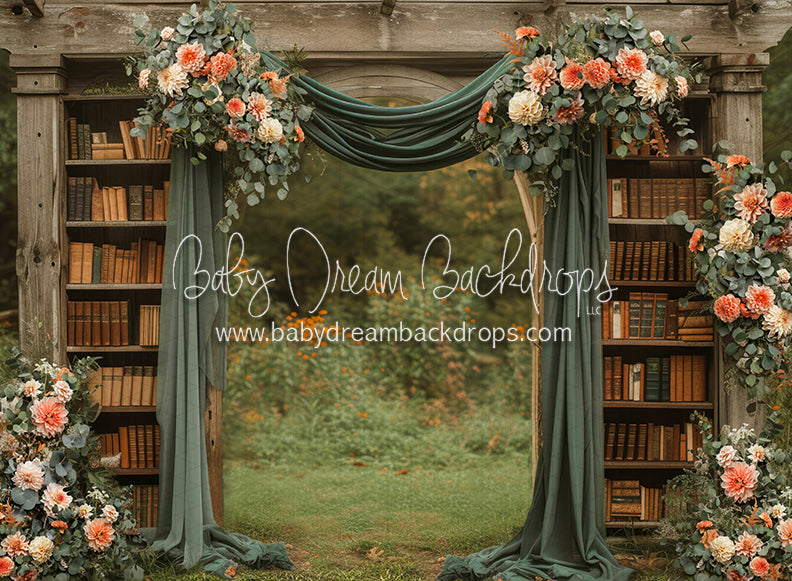 Books and Bouquet Arch (JA)