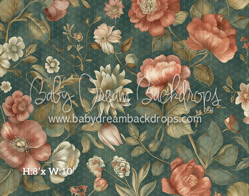 Fine Art Wallpaper Georgian Florals (HL)