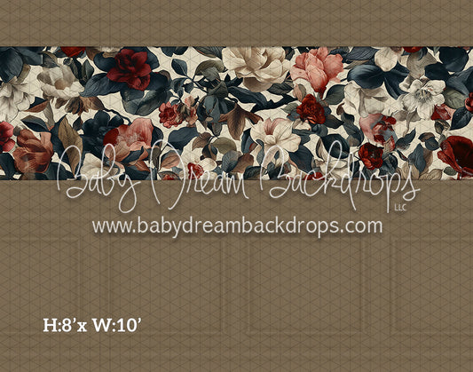 Fine Art Wallpaper Holiday Florals (Room 2 Beige) (HL)