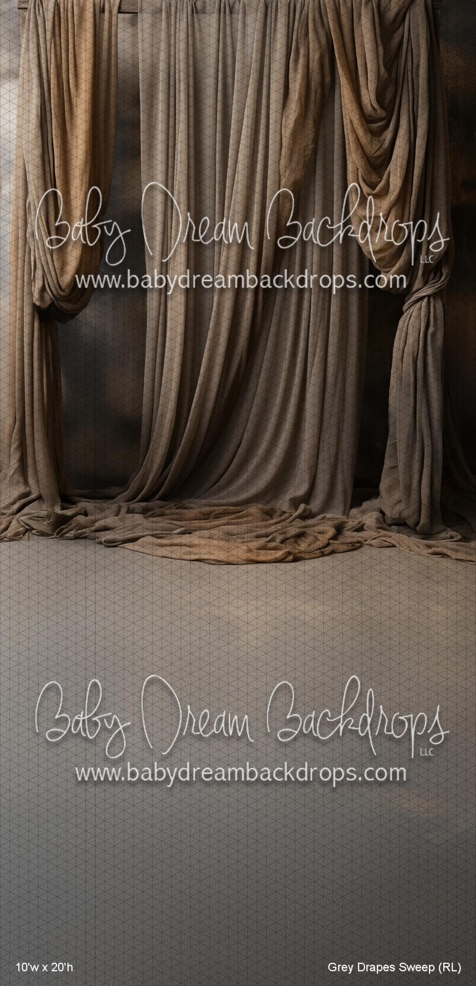 Grey Drapes Sweep (RL)