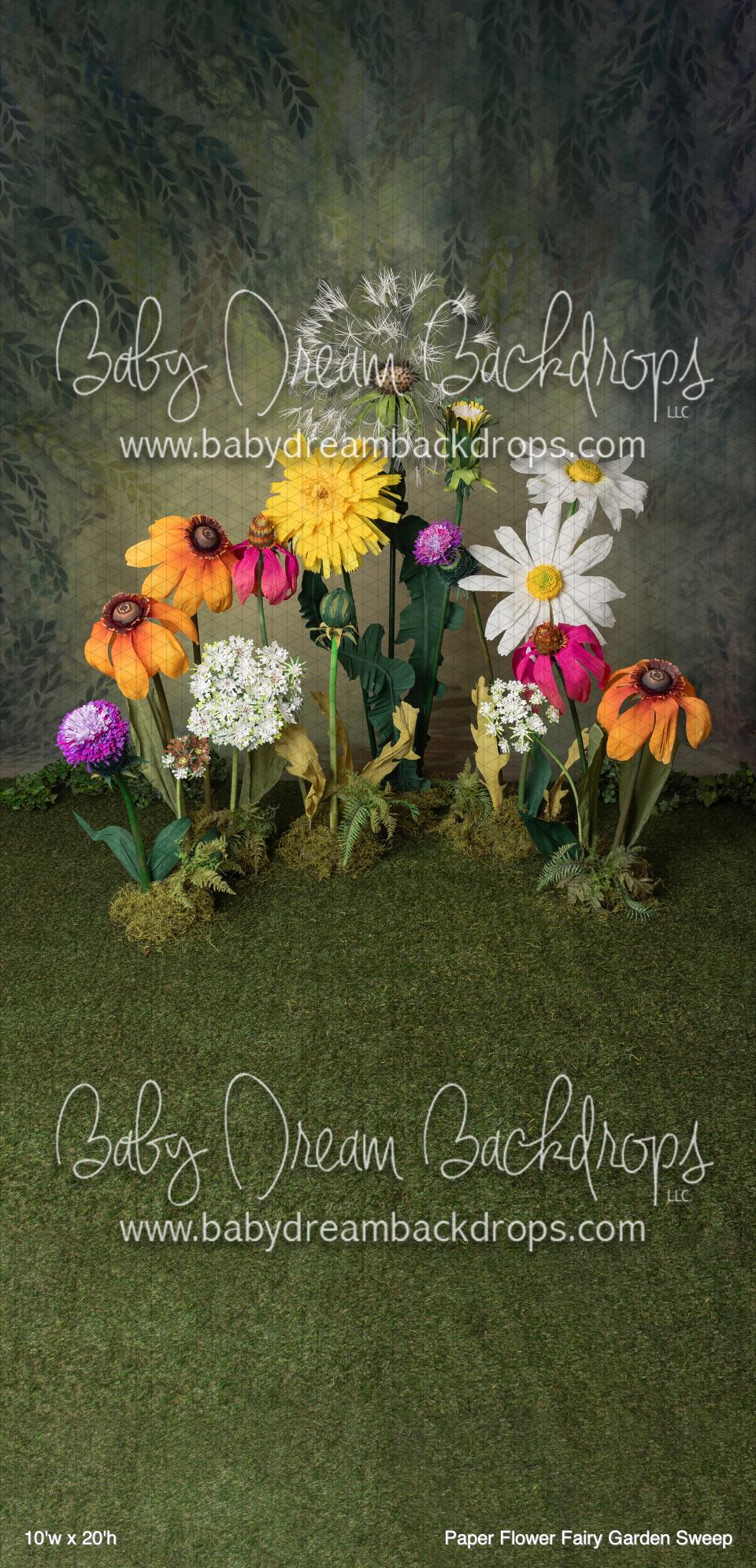 Paper Flower Fairy Garden Sweep (BM)