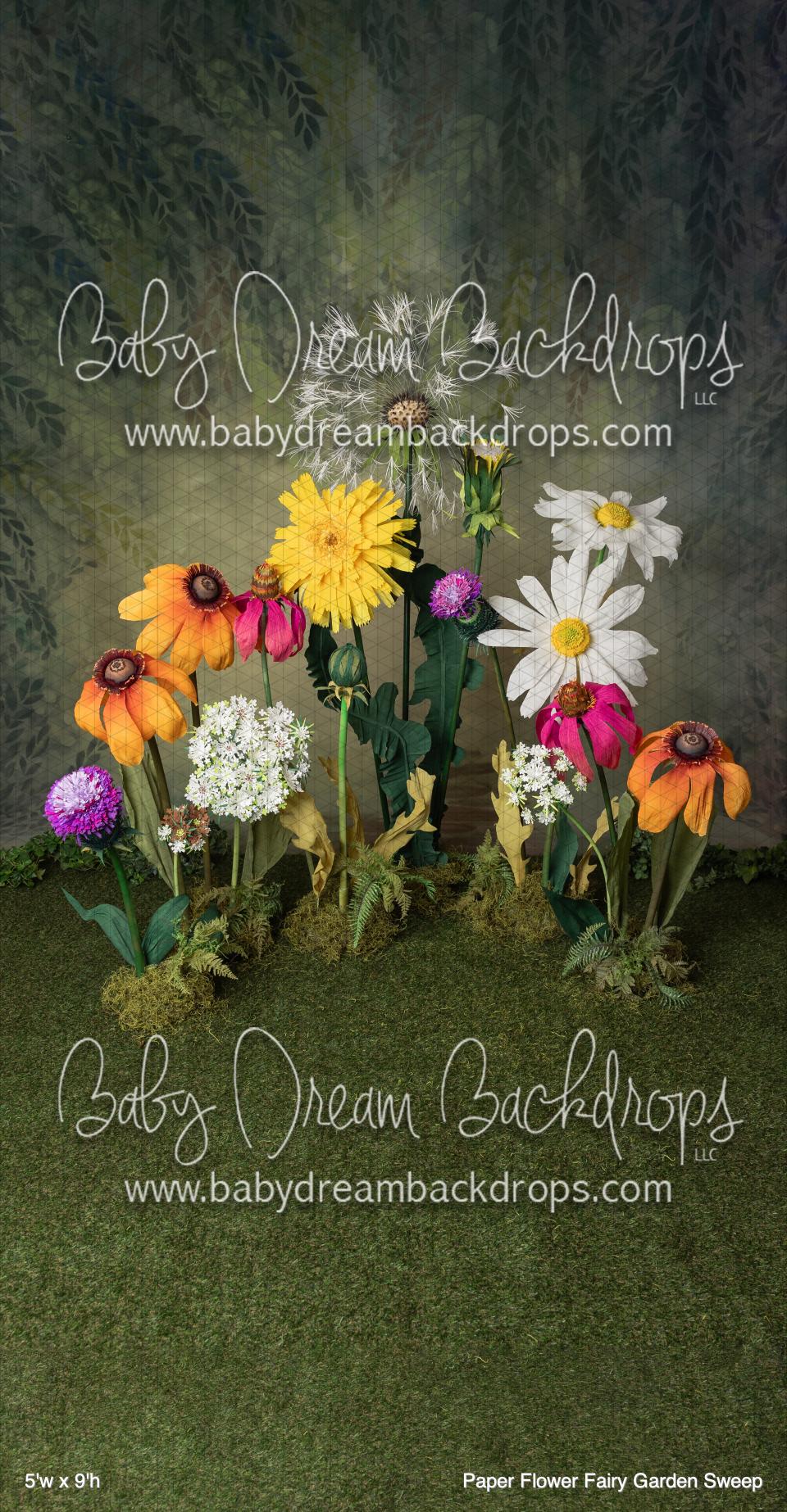 Paper Flower Fairy Garden Sweep (BM)