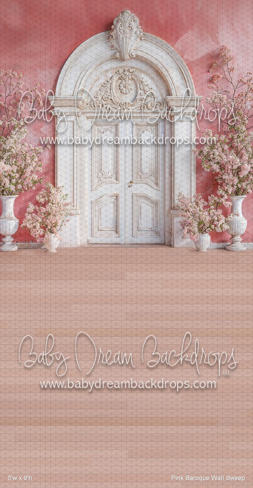 Pink Baroque Wall Sweep (WM)