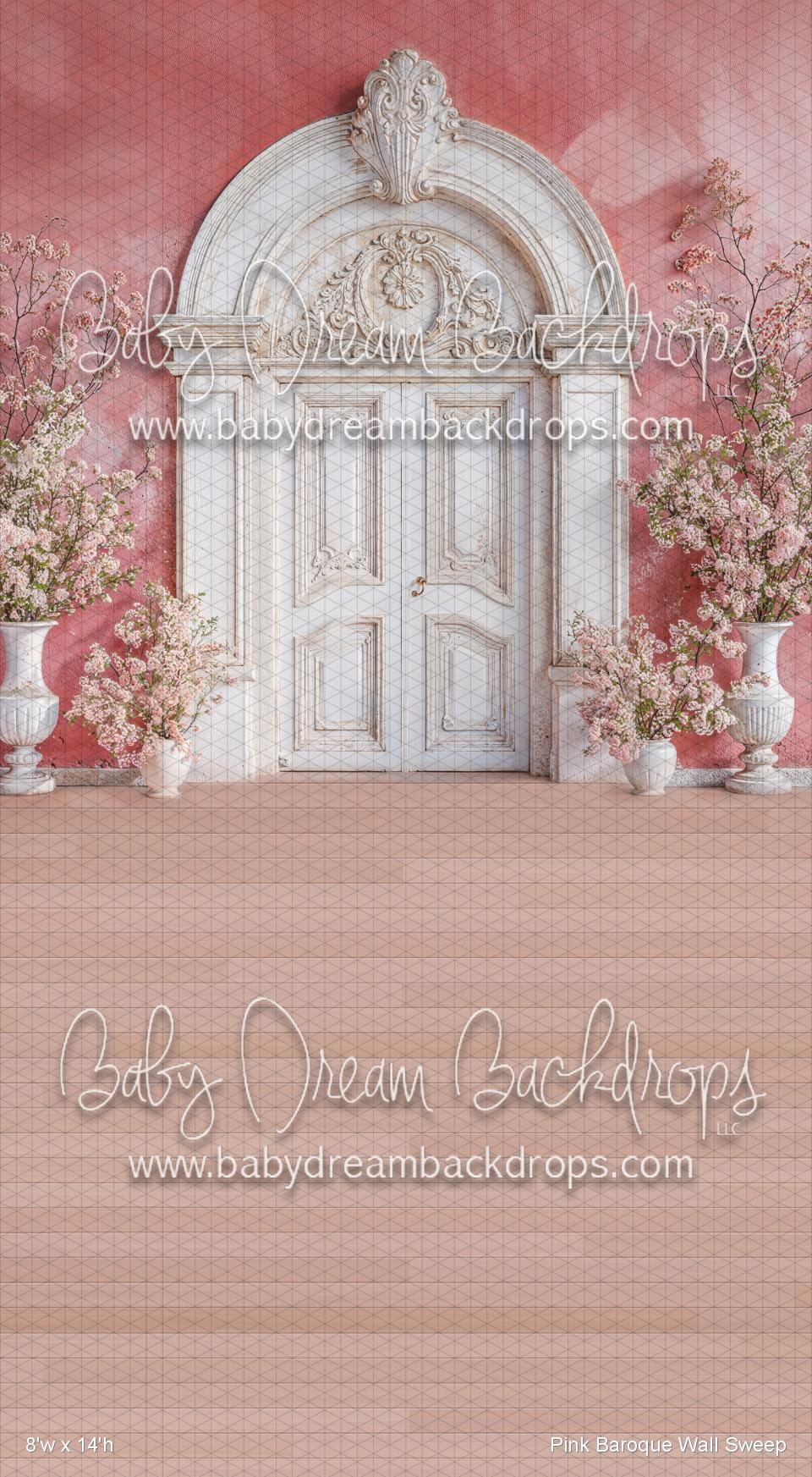 Pink Baroque Wall Sweep (WM)