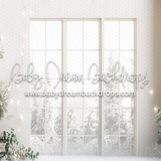 Snow Dusted Arch WIndow View (MD)