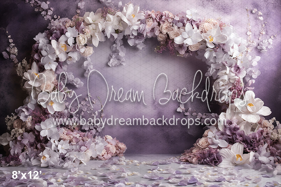 Studio Purple Floral Arch  (AZ)