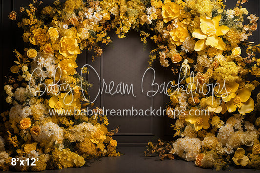 Studio Yellow Floral Arch  (AZ)