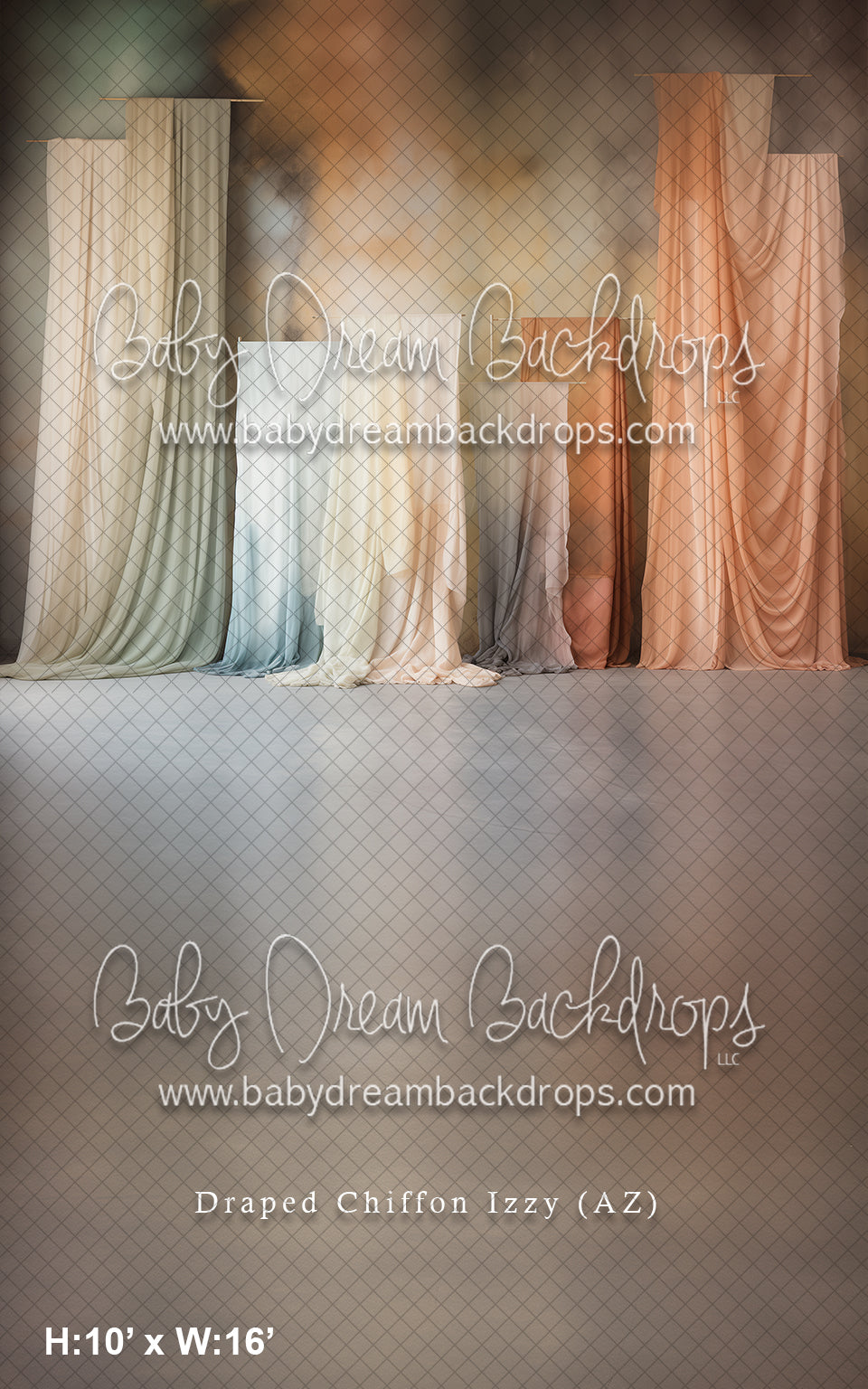 Sweeps Draped Chiffon Izzy (AZ)