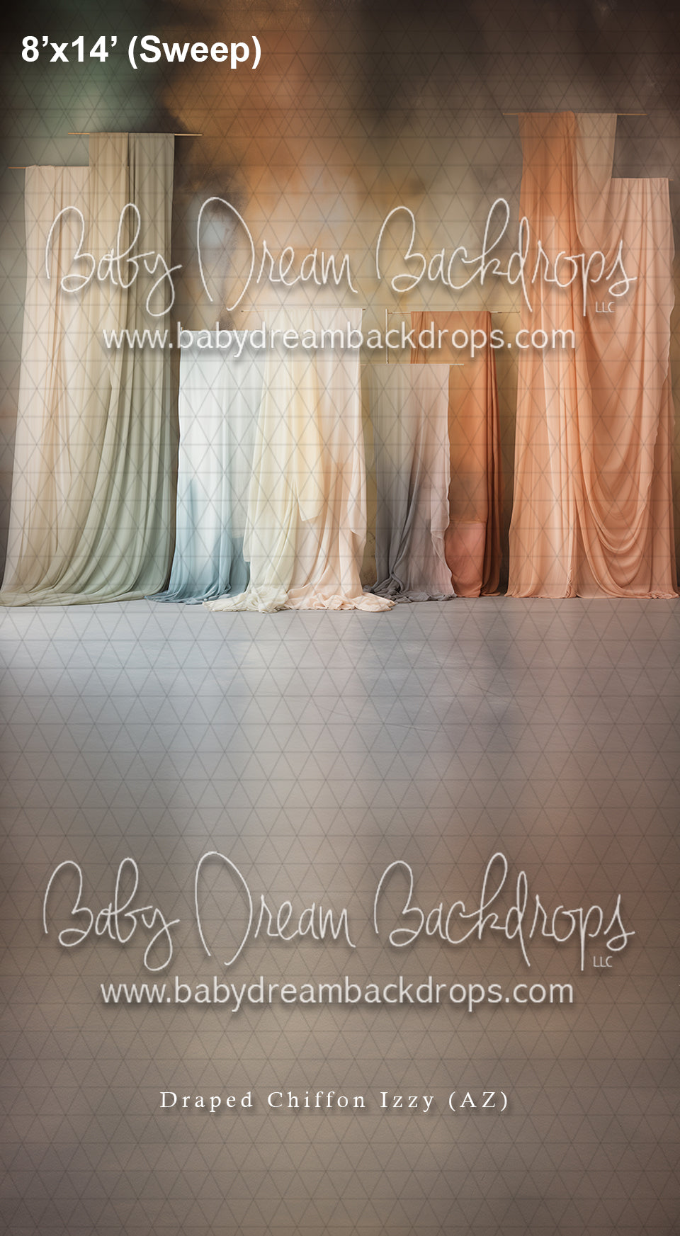 Sweeps Draped Chiffon Izzy (AZ)