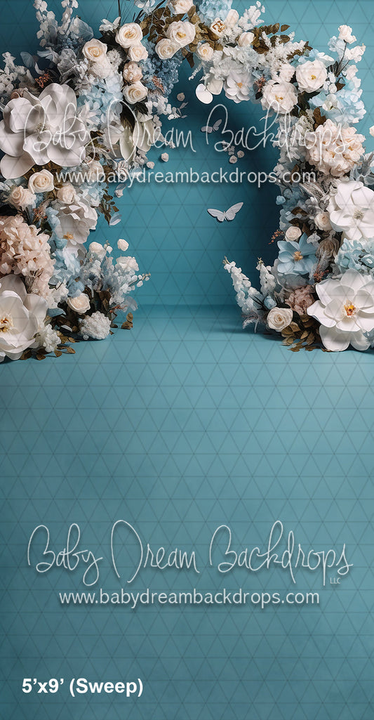 Sweeps Studio Blue Floral Arch (AZ)