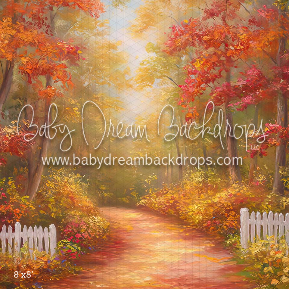 X Drop Tranquil Autumn path (CM)