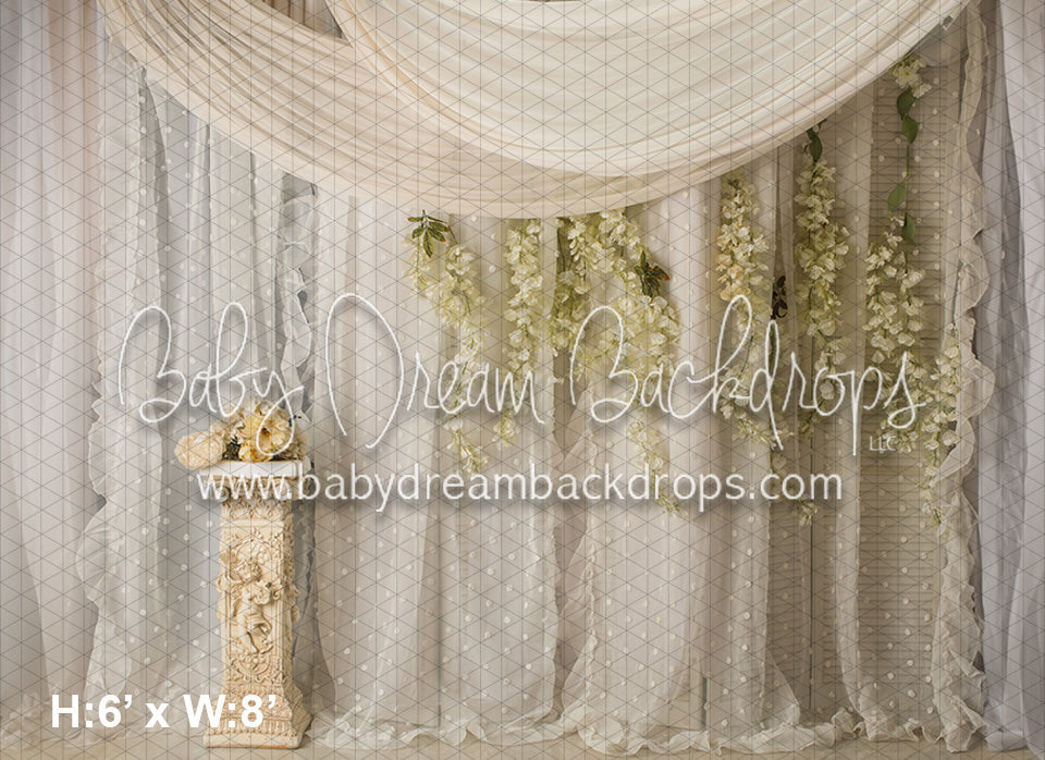 White Elegant Curtain (WH)