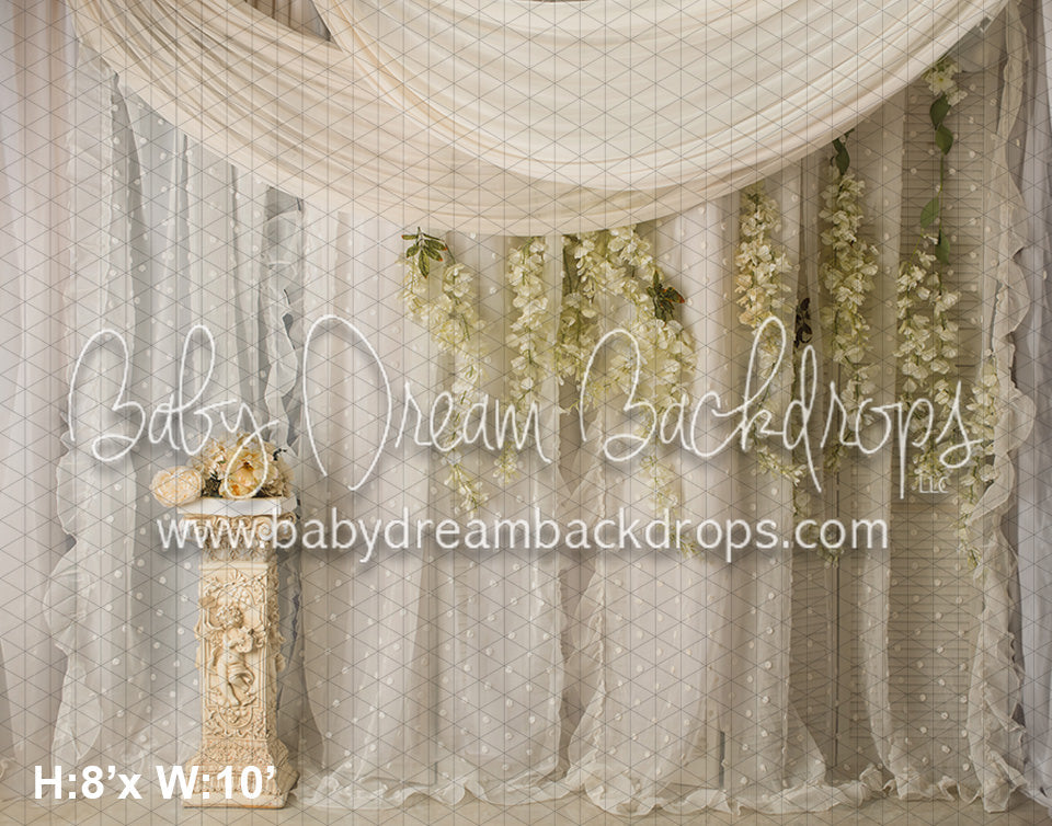 White Elegant Curtain (WH)