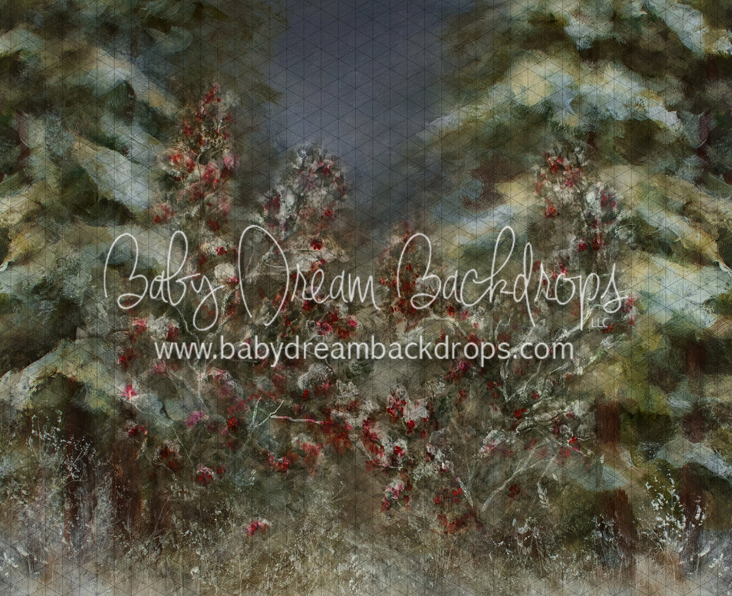 Heirloom Snowy Pines Berries (SS)