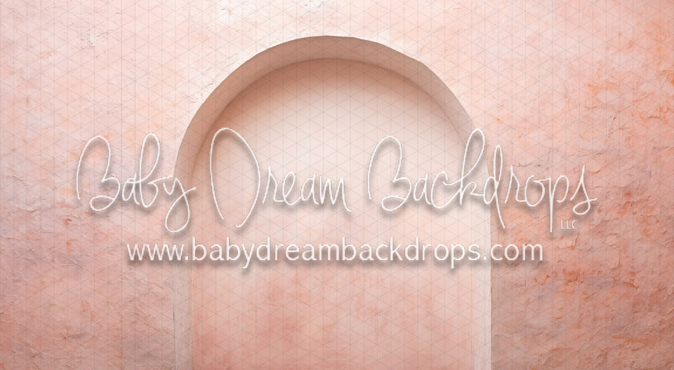 Pastel Pink Textured Arch Wall (MD)