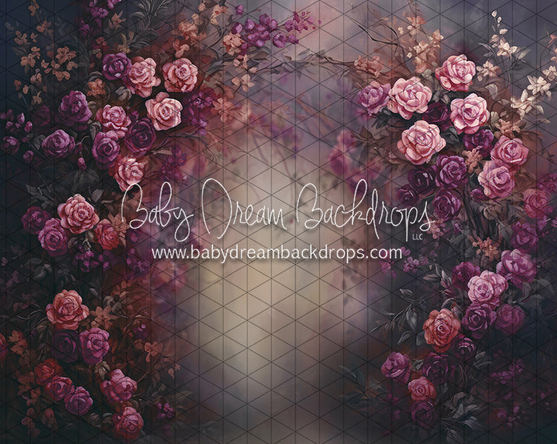 Rose Away Path Plum (LL)